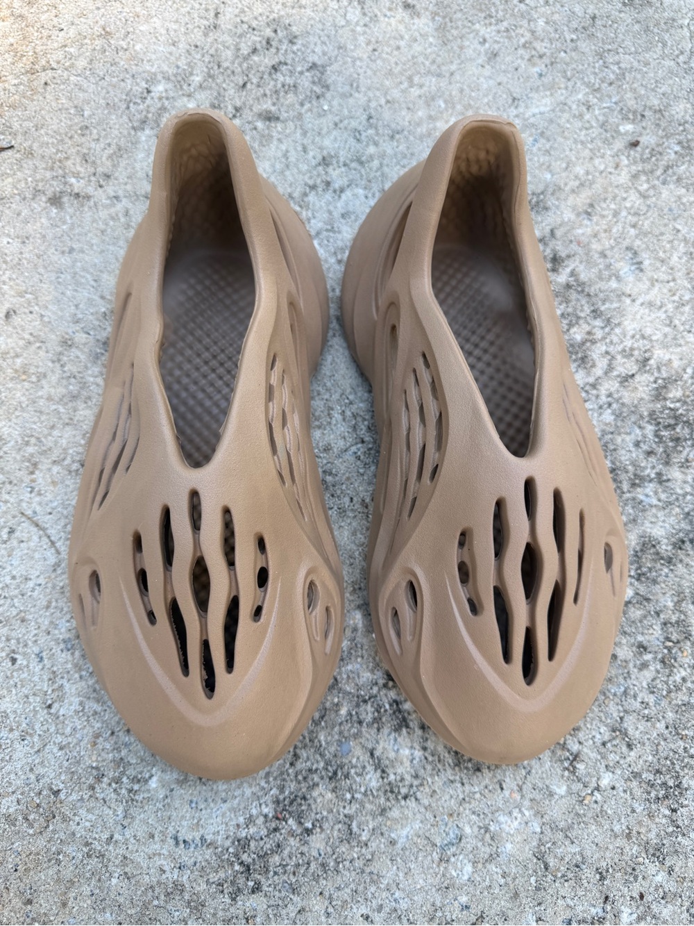 adidas Slip-On Ventilated Athletic Clog in Light Brown